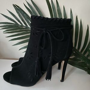 Ivanka Trunk Danner Black Suede Booties